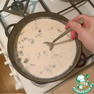 Котлеты в грибном соусе