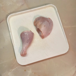 Курица с луком и апельсинами