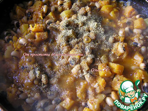 Фасоль с тыквой и яблоком Фасоль с тыквой и яблоком