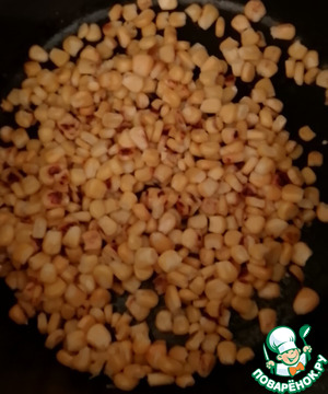 Фузилли с обжаренной кукурузой и креветками Фузилли с обжаренной кукурузой и креветками