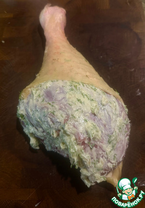 Индюшка. Голень в духовке Индюшка. Голень в духовке