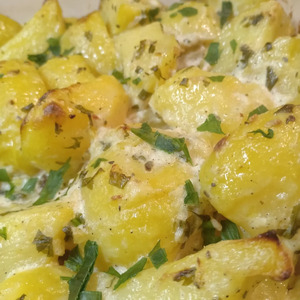 Картофель в сметанном маринаде