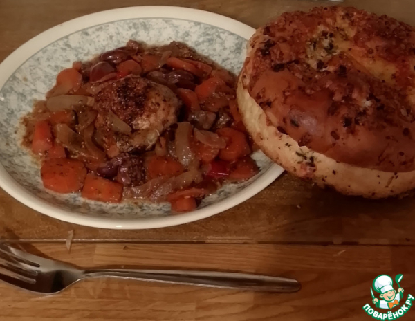 Курица ясса по-сенегальски Курица ясса по-сенегальски