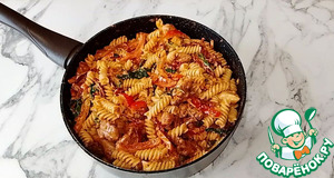 Паста с курицей по-тоскански