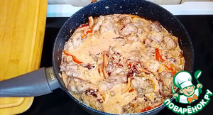 Паста с курицей по-тоскански