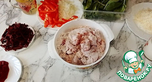 Паста с курицей по-тоскански